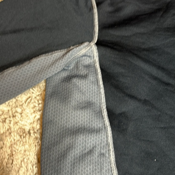 Nike Men's Pro Combat Hyperwarm Shirt, Navy Blue/Gray, Size Small - Picture 3 of 11